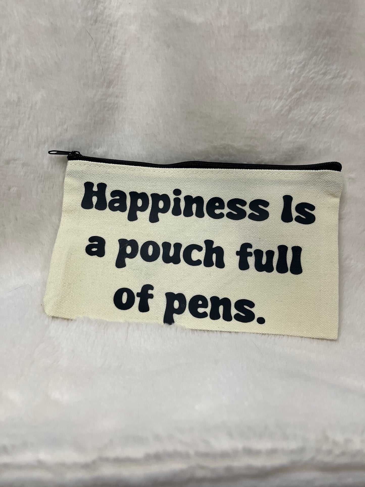 Pen zipper tote
