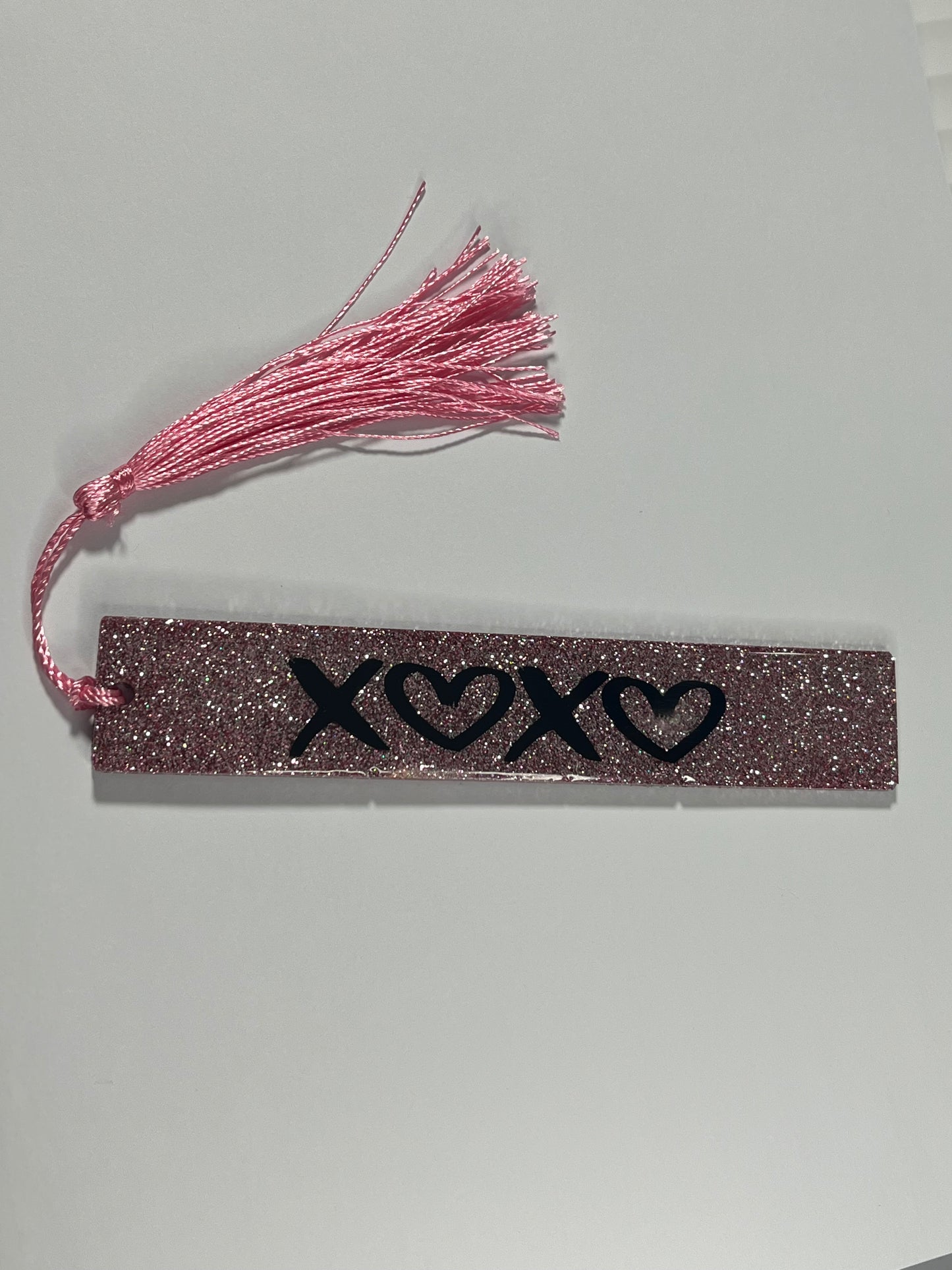 XOXO Glitter Bookmark (Large)