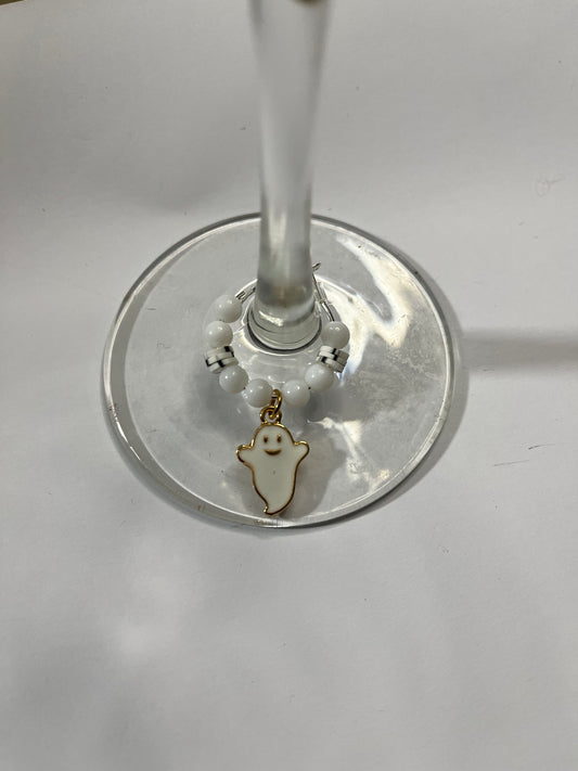 GHOST WINE CHARM
