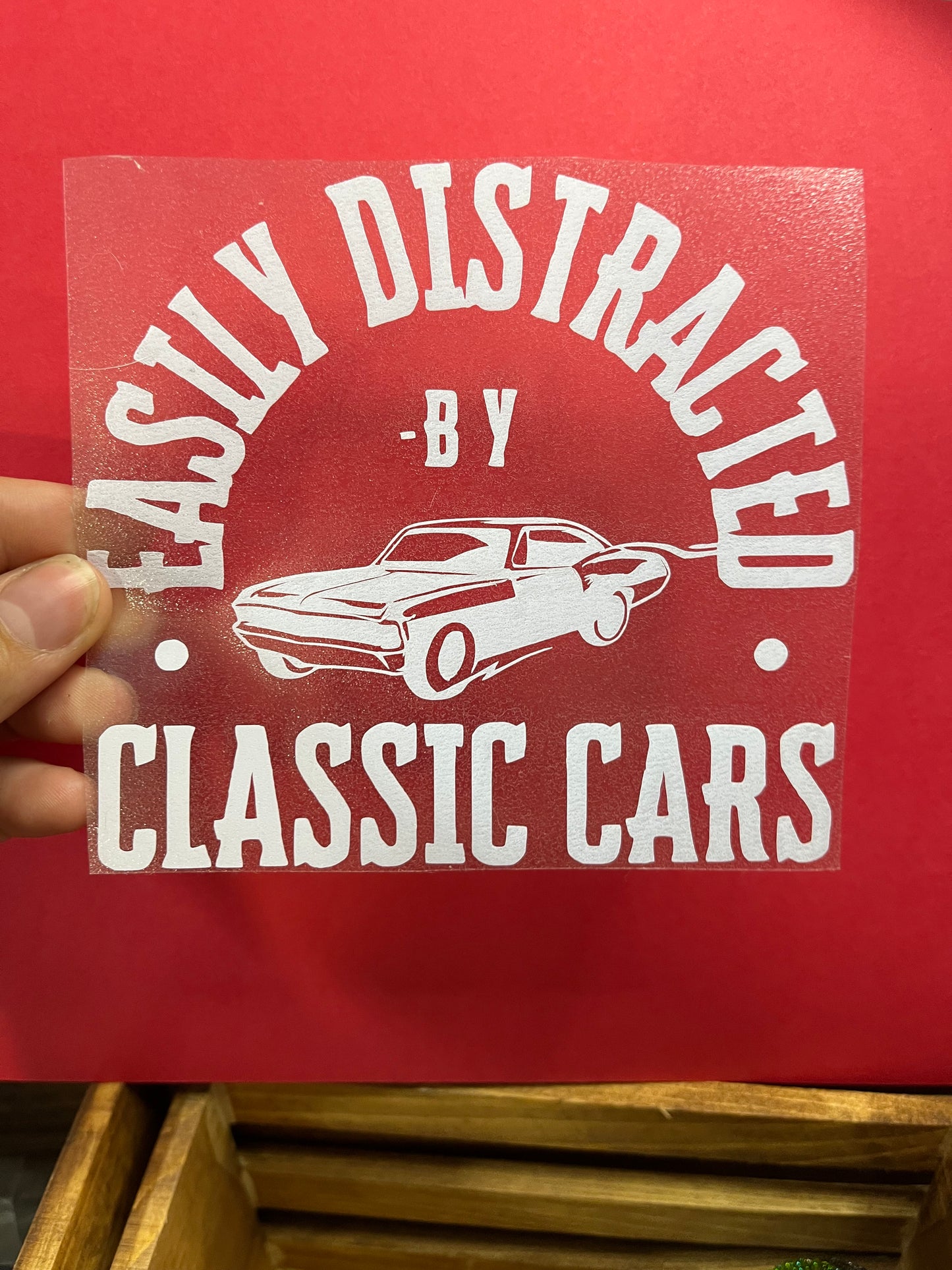 EASILY DISTRACTED BY CLASSIC CARS