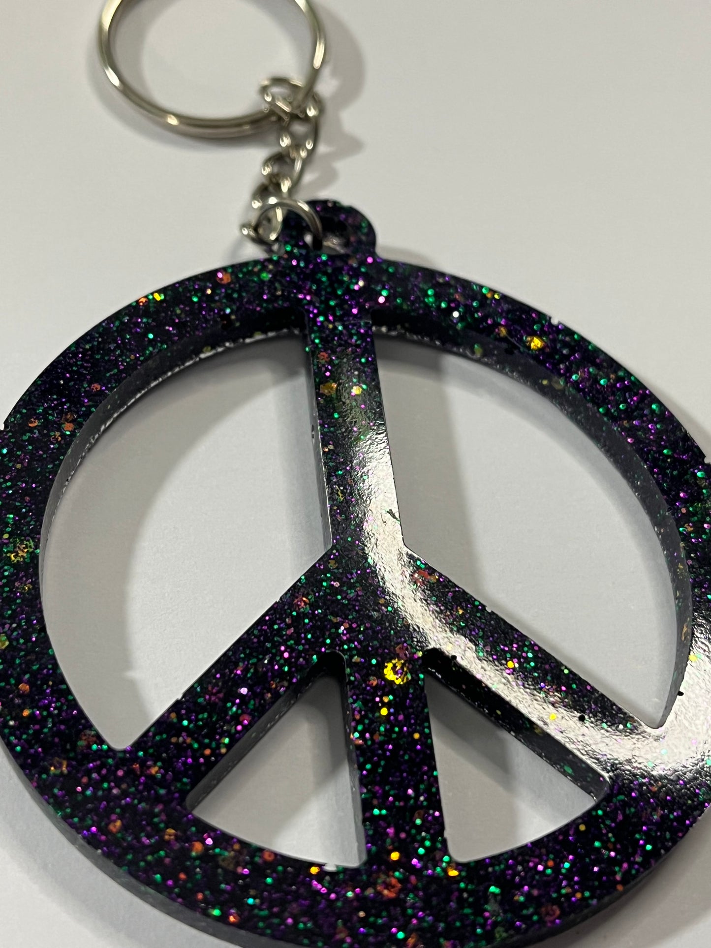 PURPLE PEACE SIGN