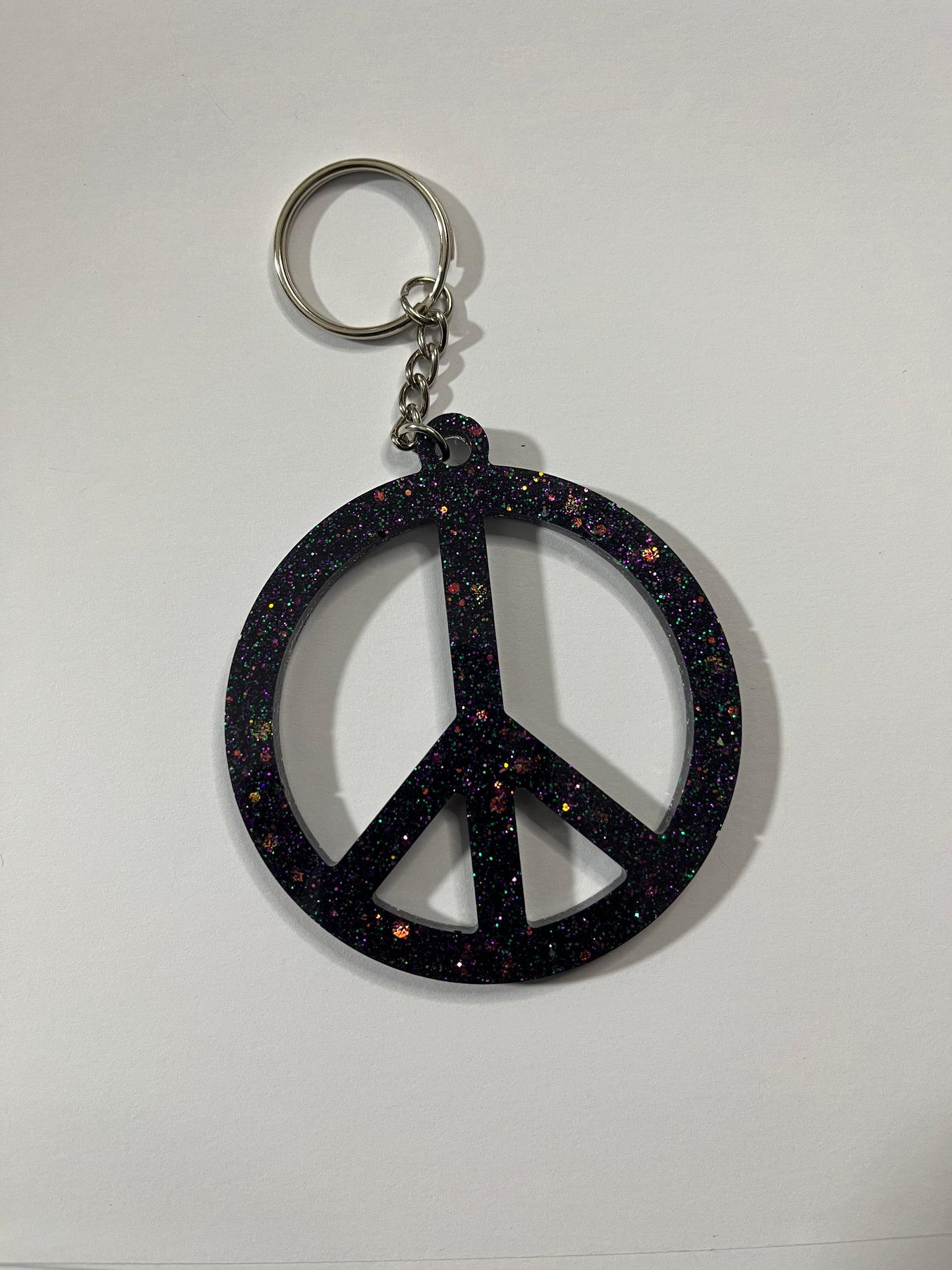 PURPLE PEACE SIGN