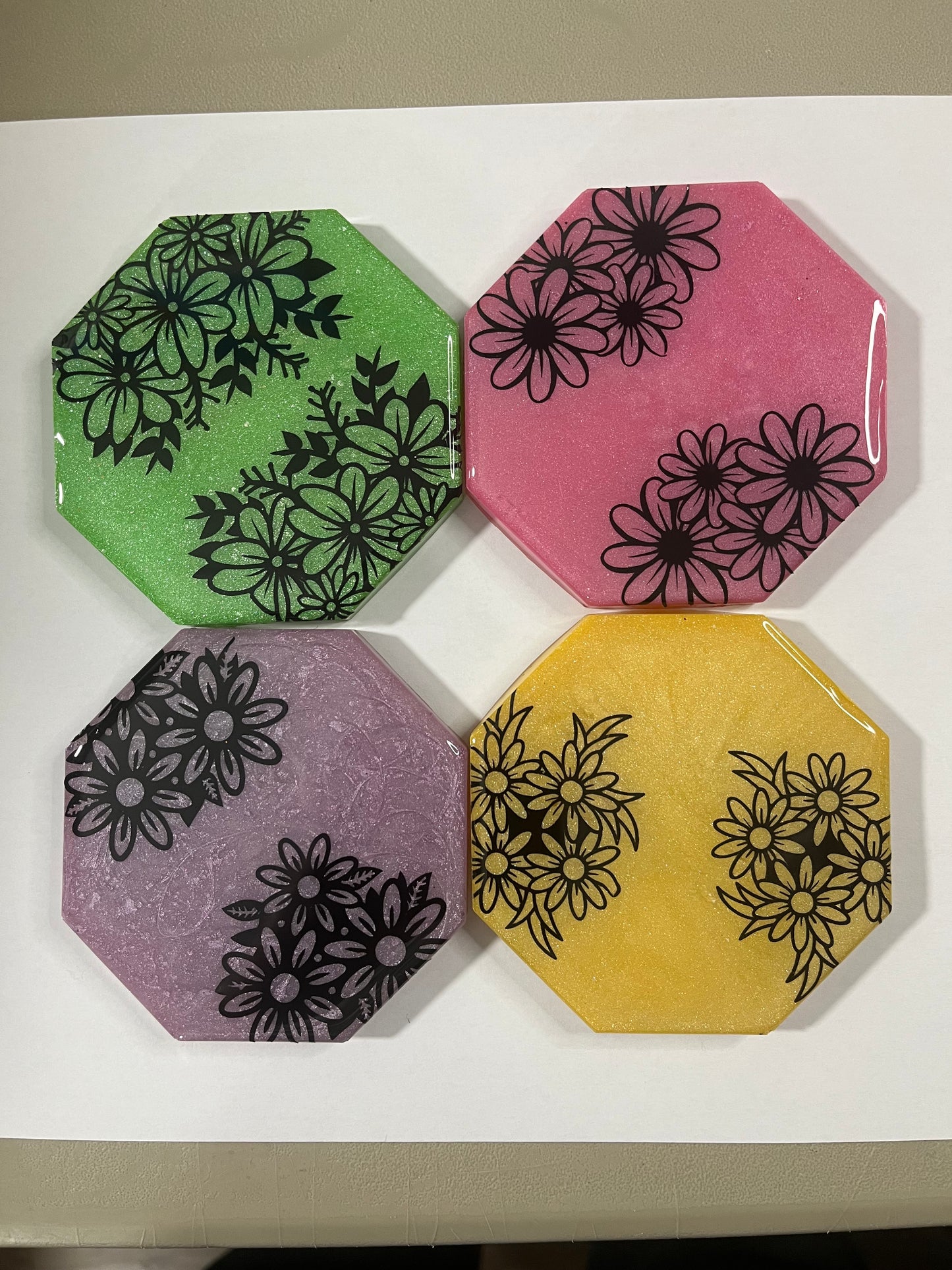 Spring coaster set