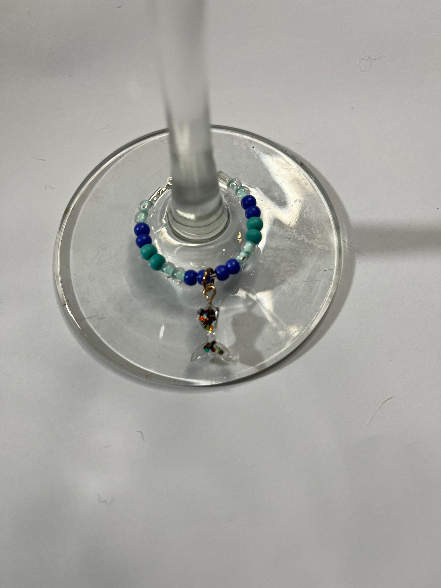 MERMAID TAIL WINE CHARM