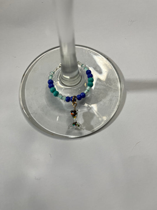 MERMAID TAIL WINE CHARM