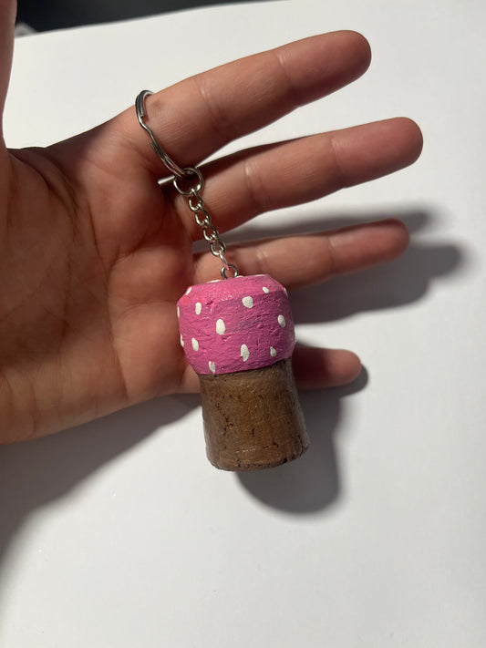 PINK MUSHROOM CHAMPAGNE CORK