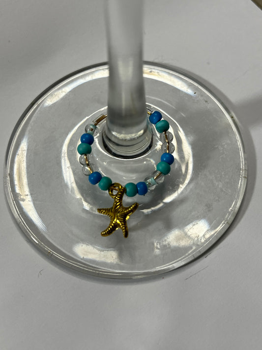 STARFISH WINE CHARM