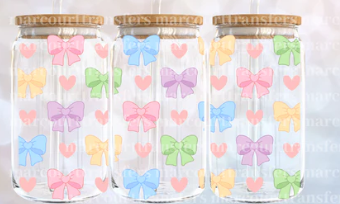 PASTEL BOWS AND HEARTS