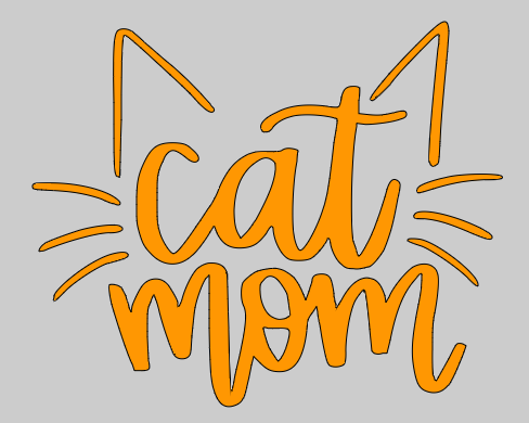 Cat Mom decal
