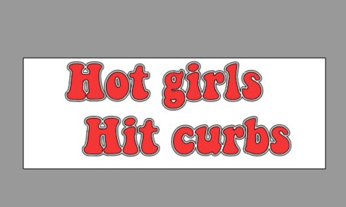 Hot girls Hit curbs