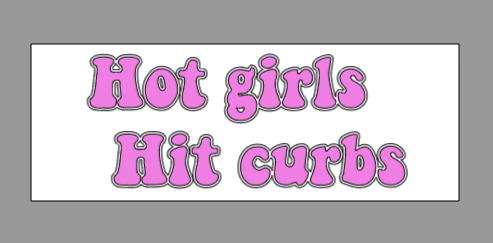 Hot girls Hit curbs