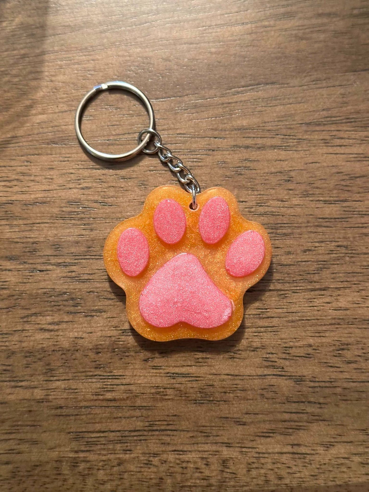 ORANGE PAWPRINT